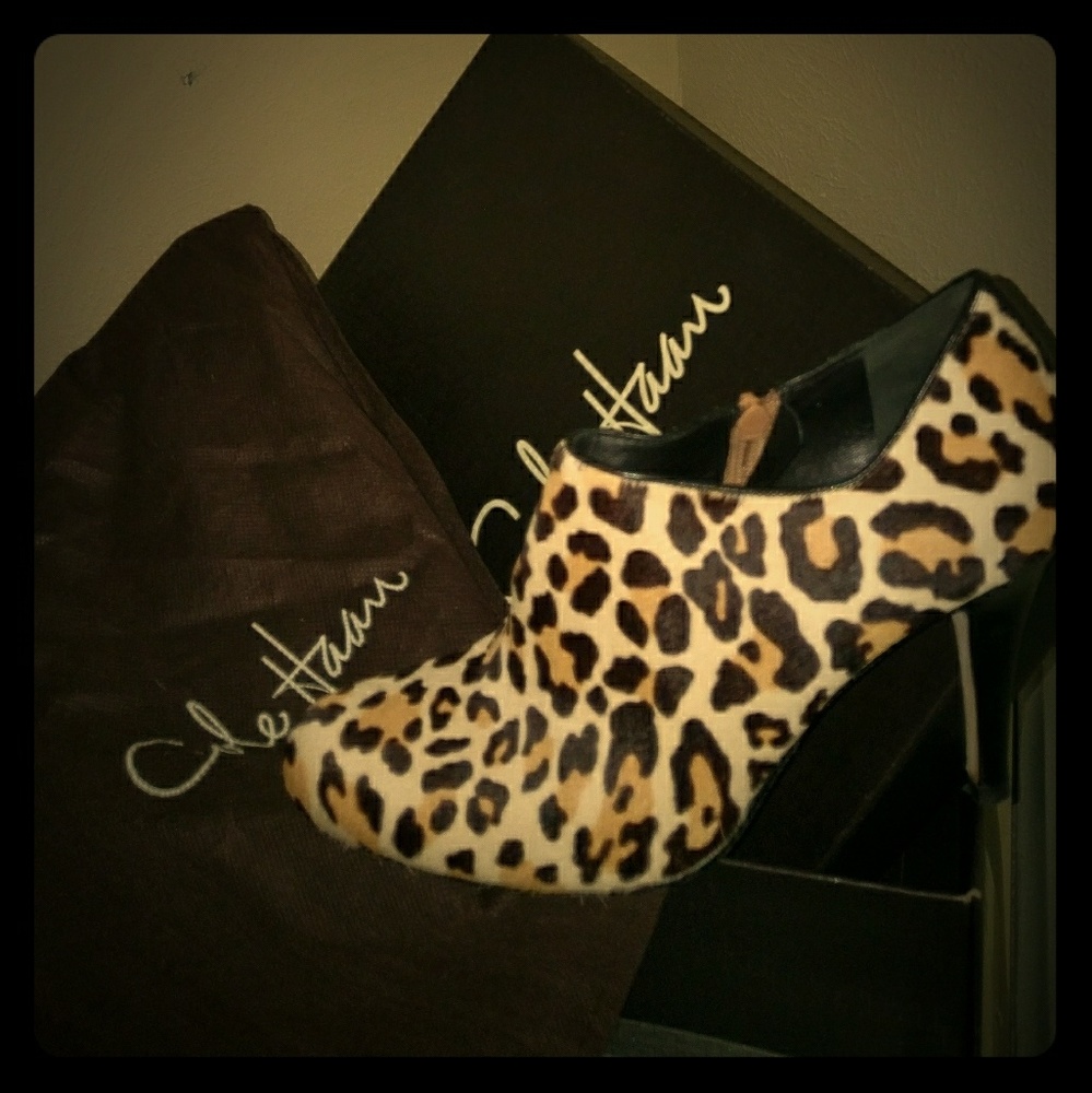 Women's COLE HAAN Calf Hair Booties